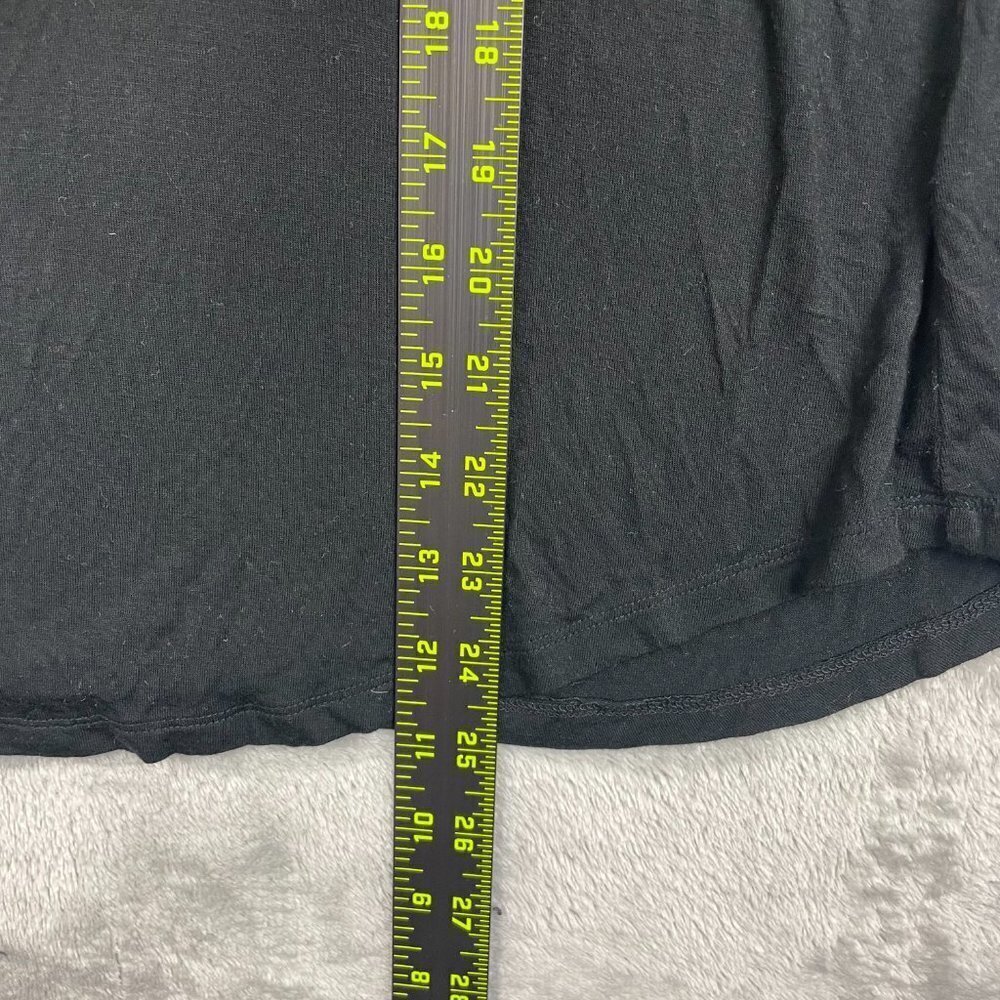 Cable and Gauge Black Long Sleeve V Neck Shirt Women's Large - Picture 4 of 5
